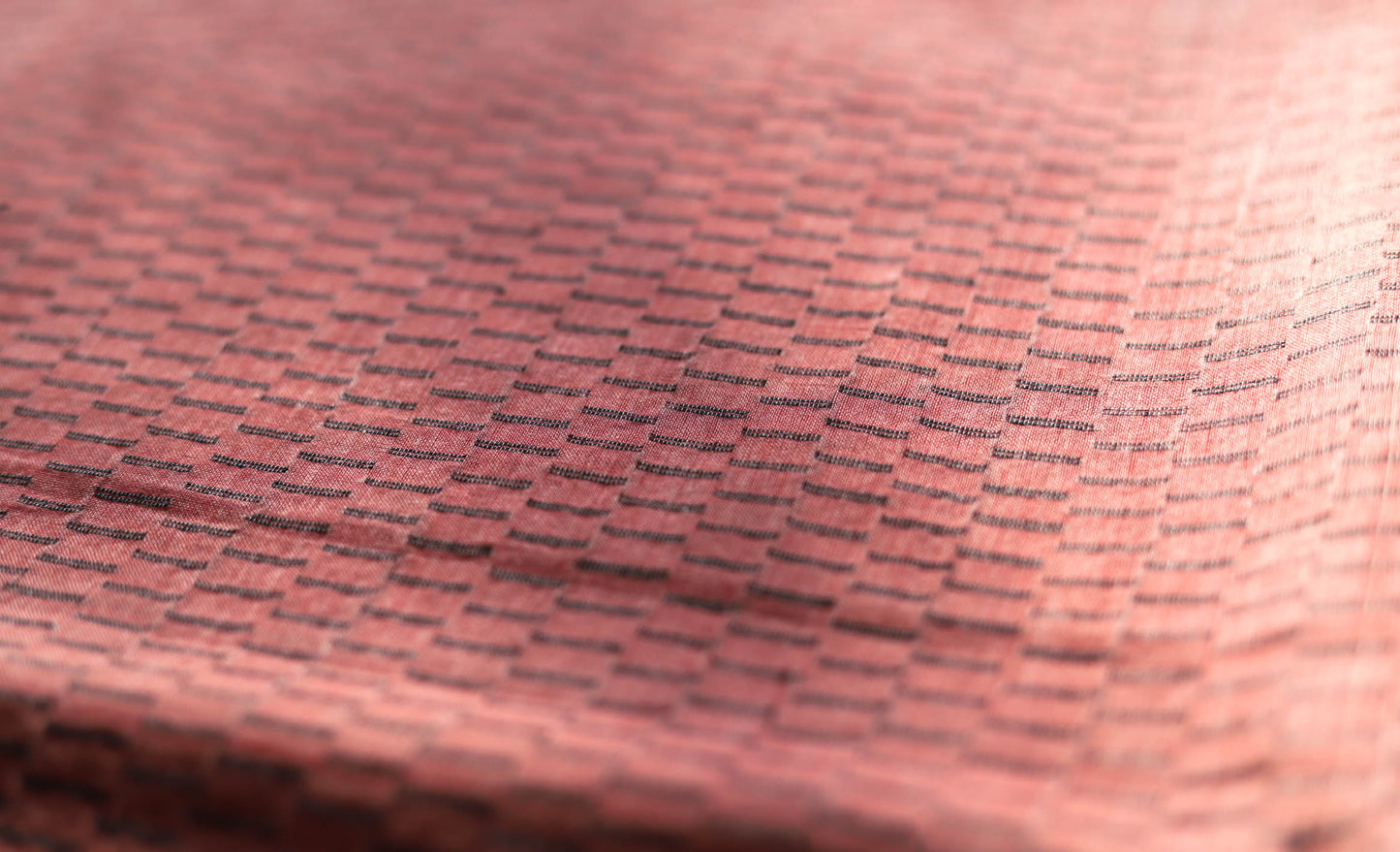 Handwoven Bengal Tant Saree (Tangail Saree) in Jamdani Weave