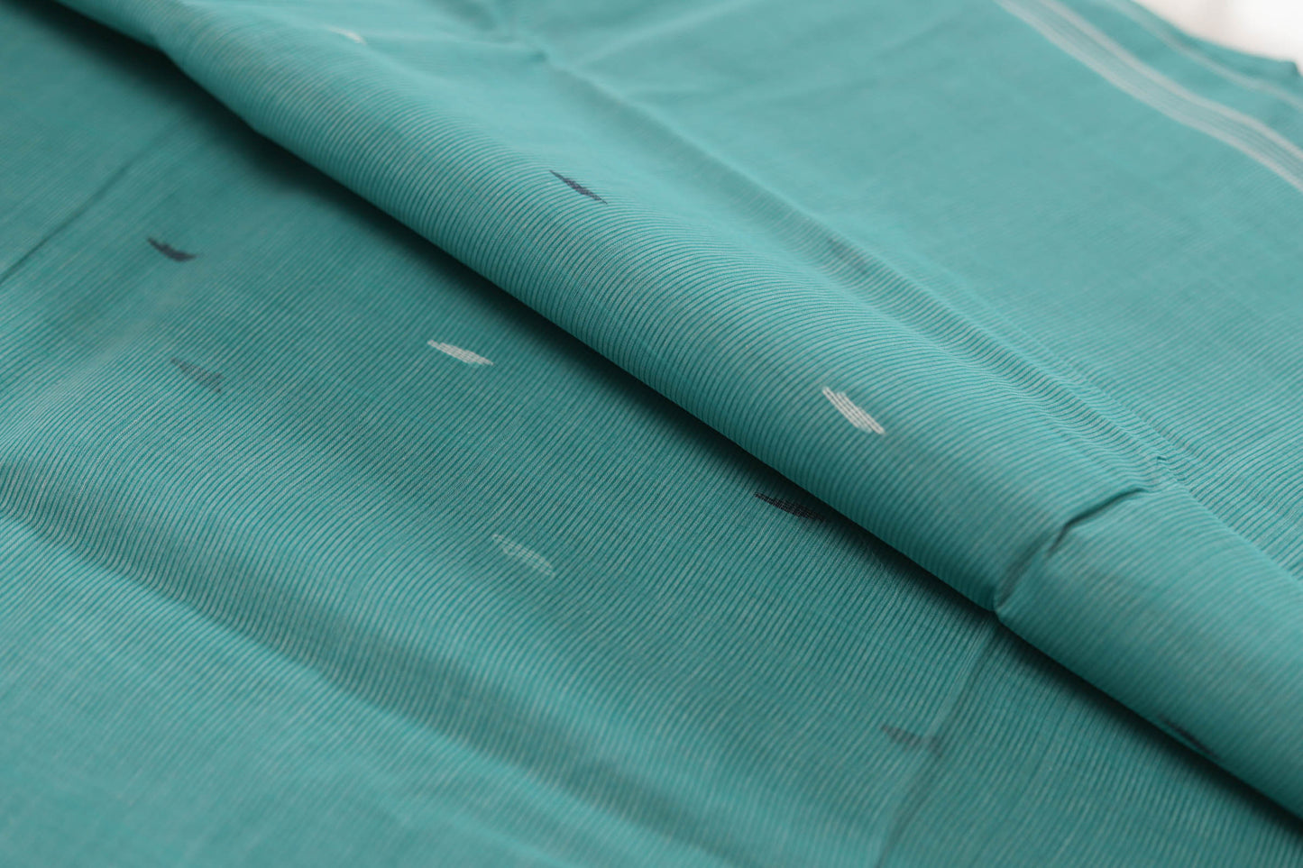 Handwoven Bengal Tant Saree (Tangail Saree) in Jamdani Weave