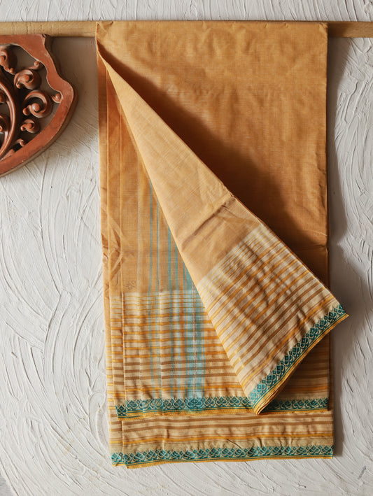 Bengal Handwoven Tangail Dhoti (Dhuti)