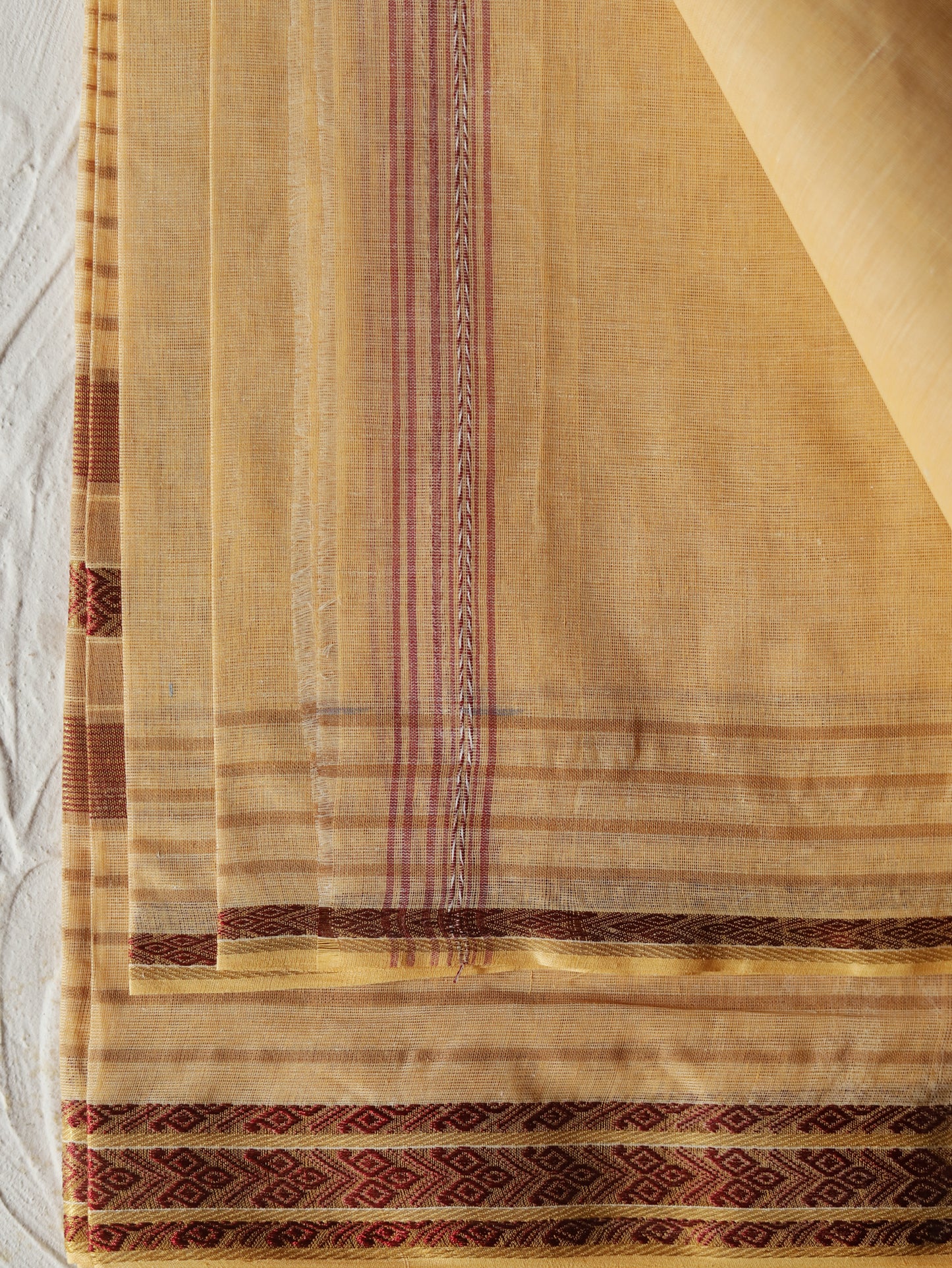 Bengal Handwoven Tangail Dhoti (Dhuti)