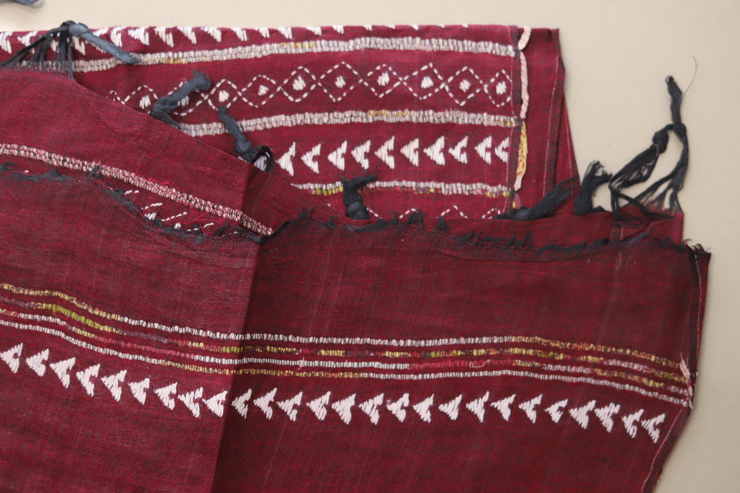 Bengal Handwoven Khesh Kantha Saree