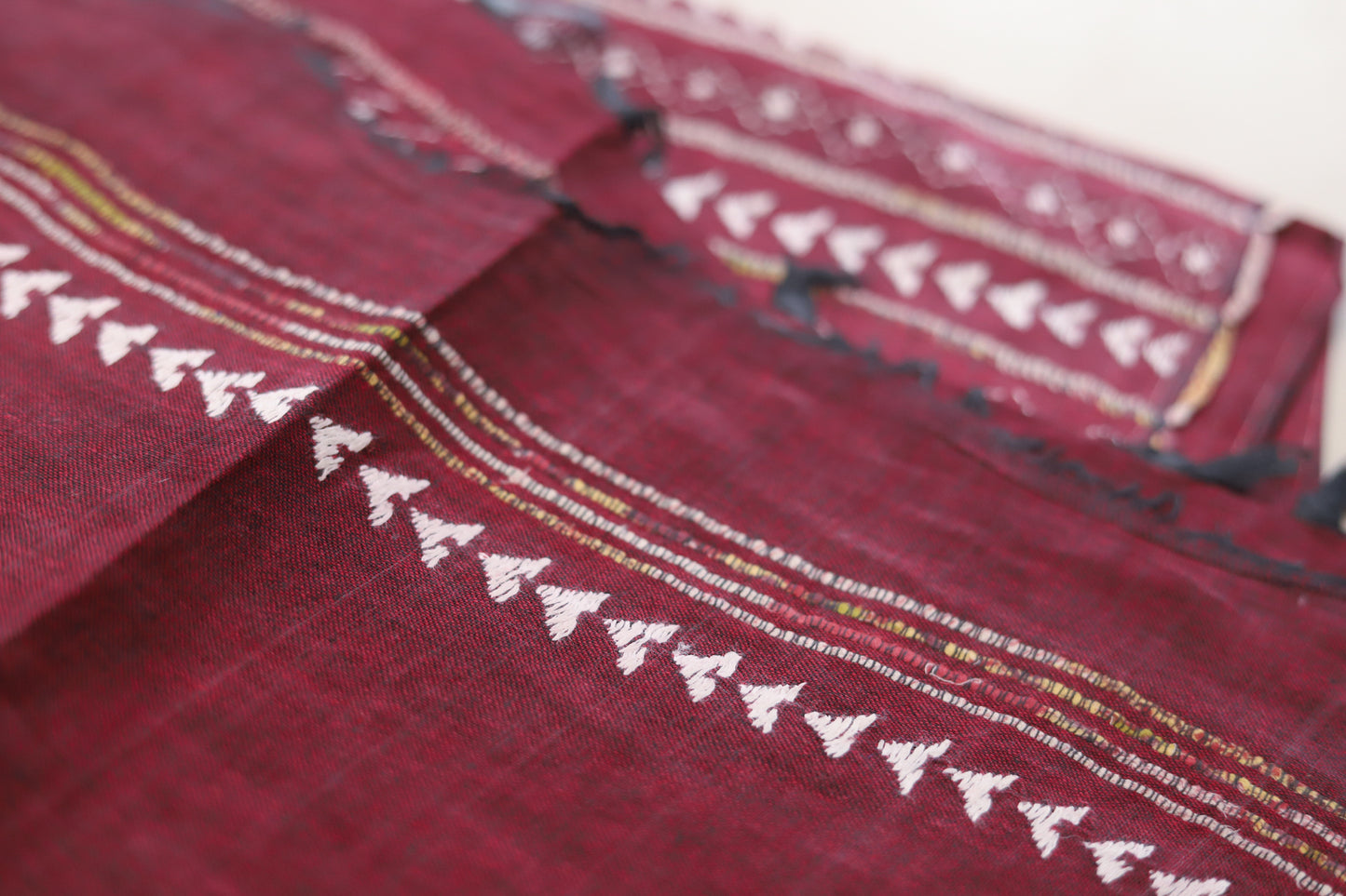 Bengal Handwoven Khesh Kantha Saree