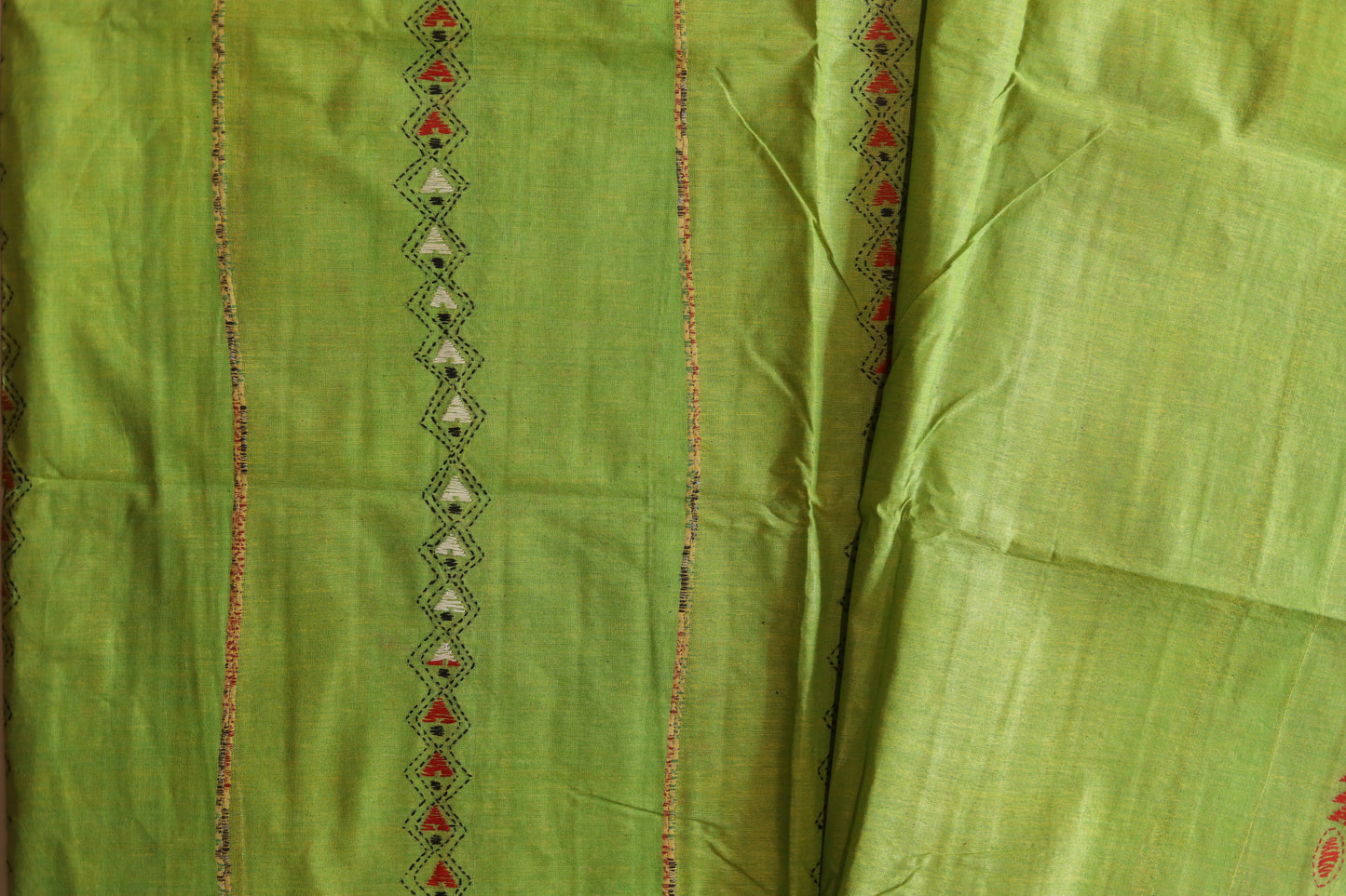 Bengal Handwoven Khesh Kantha Saree