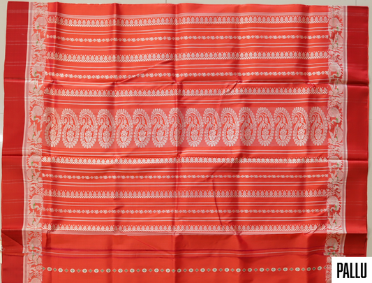 Bengal Handwoven Gorod Silk Saree