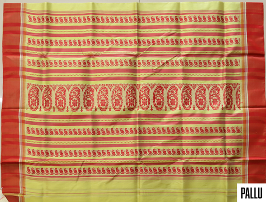 Bengal Handwoven Gorod Silk Saree