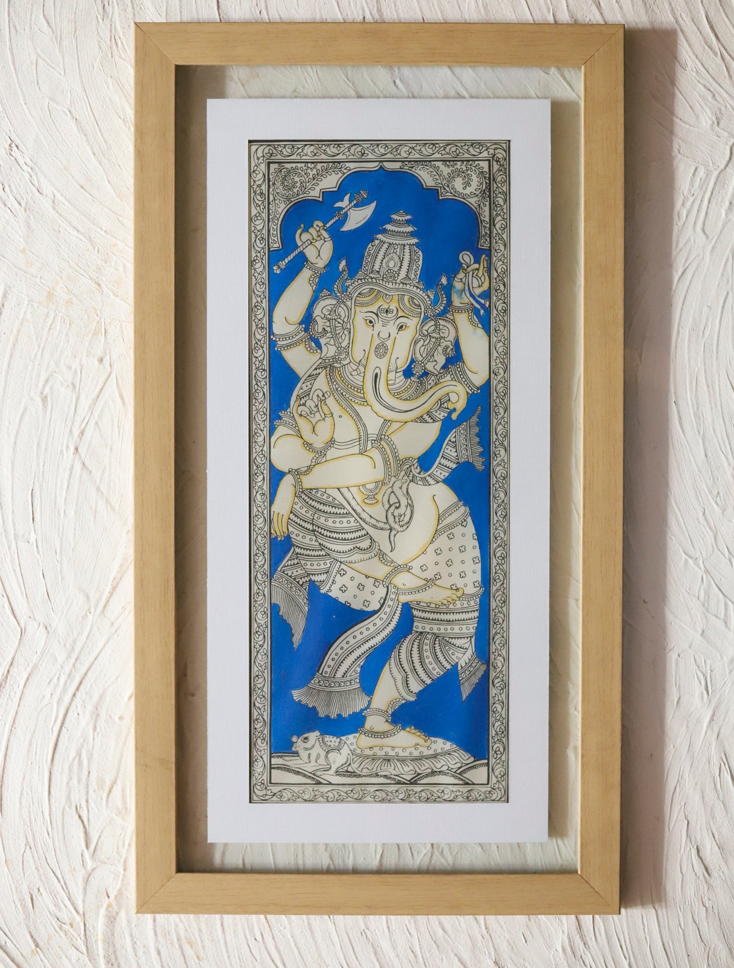 Patachitra Ganesh Painting Wallart Hanging