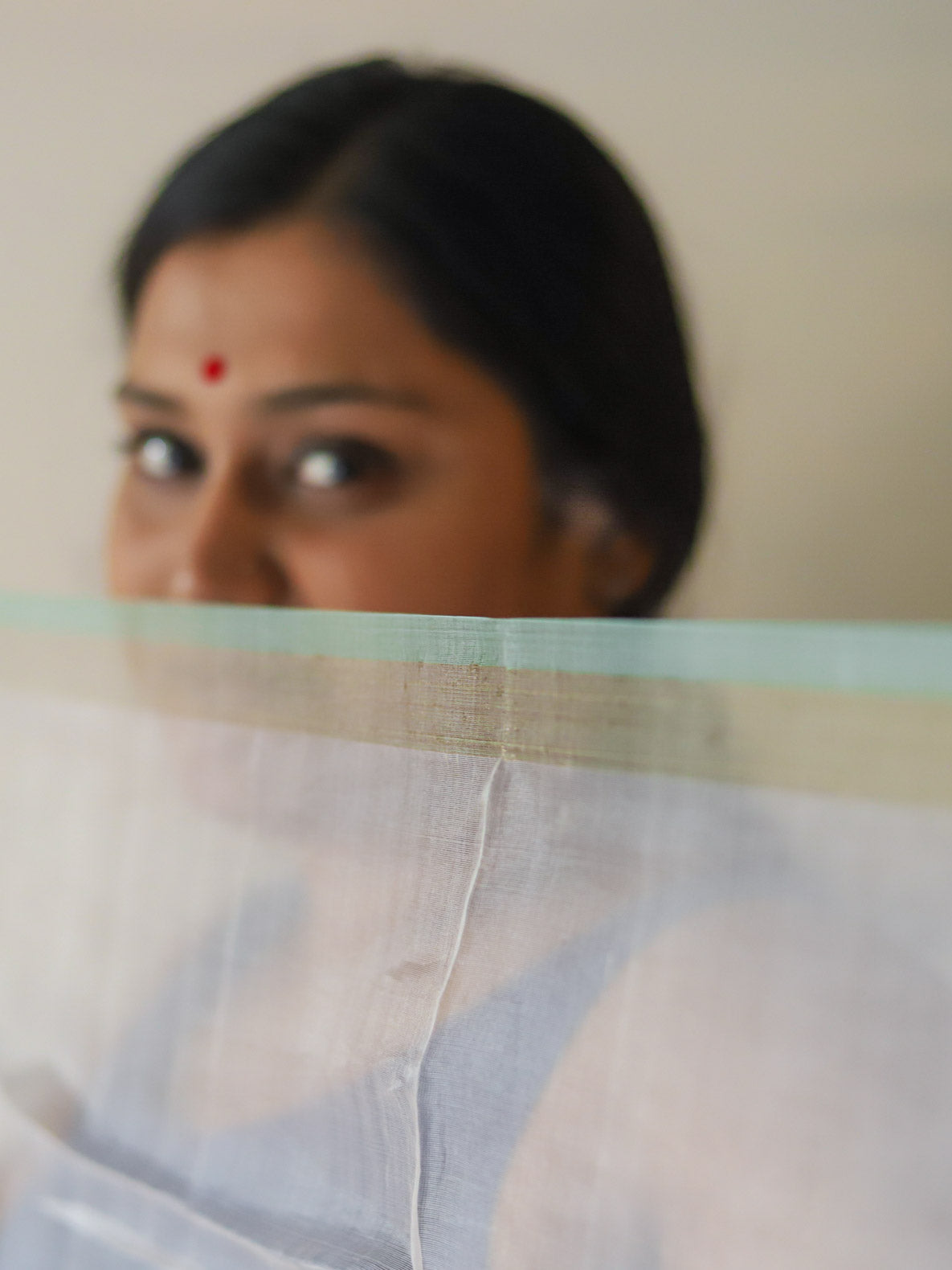 Handwoven Bengal Muslin Eri Dupatta