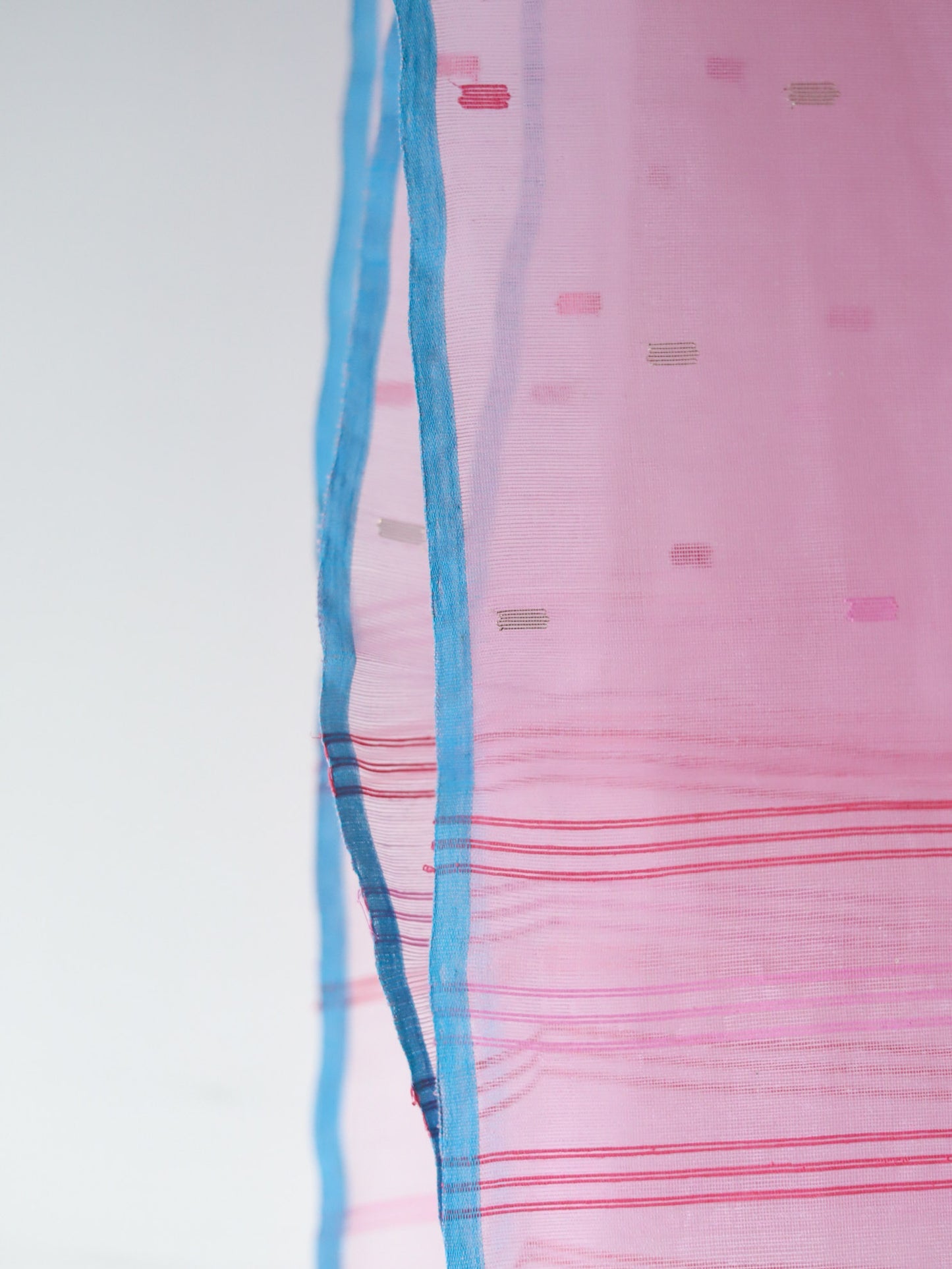 Handwoven Bangla Cotton Dupatta in Jamdani Weave