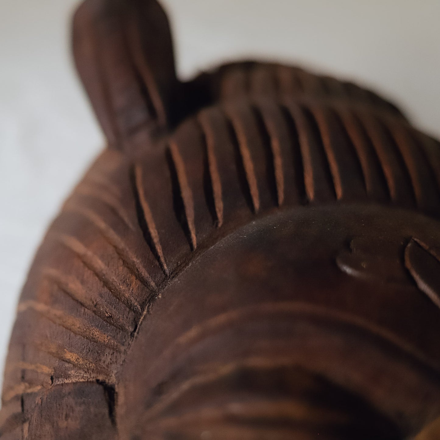 Bengal Wooden Hand-carved Mask Wall Hanging