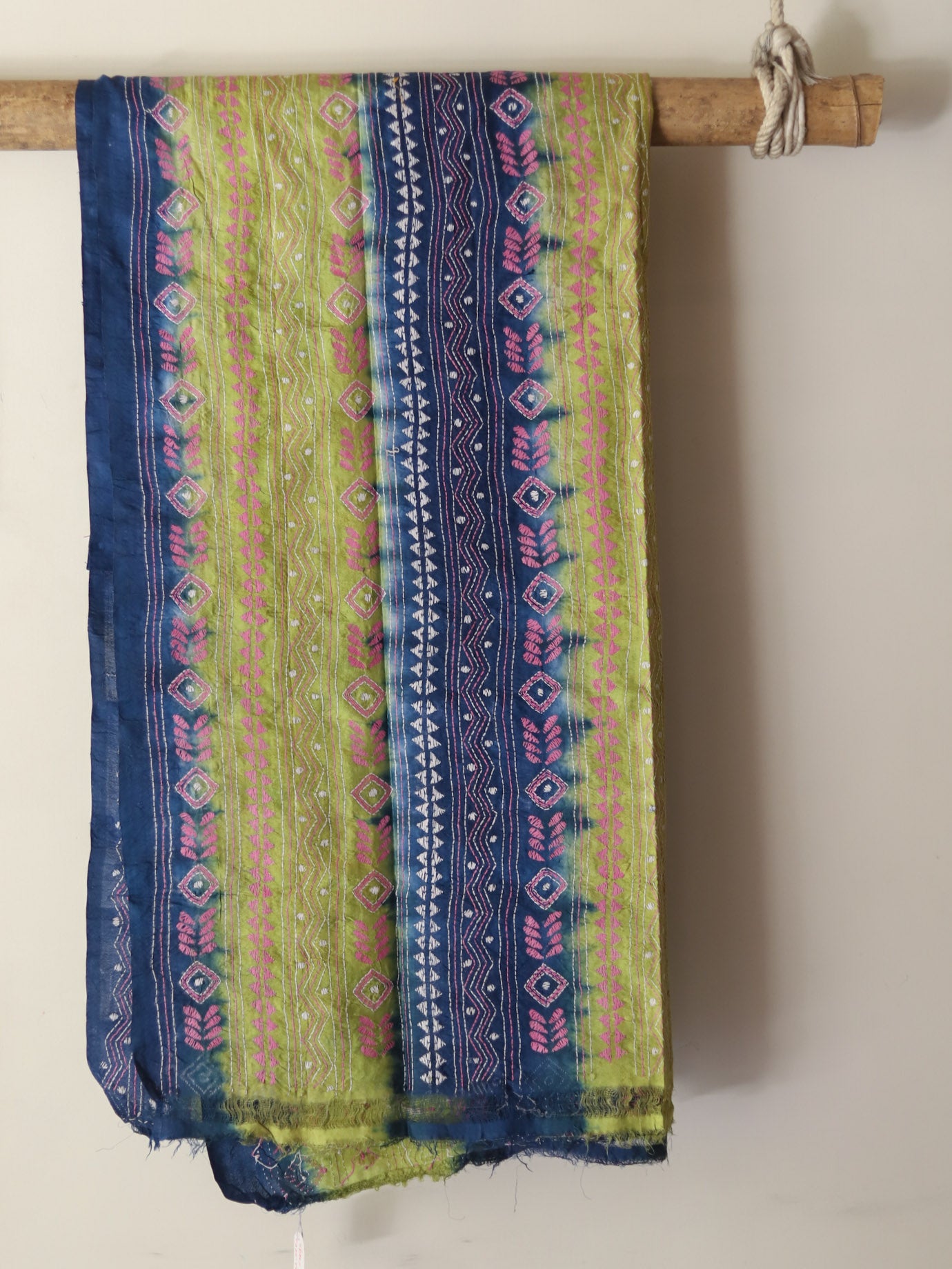 Bengal Hand Embroidery Kantha Stitch Dupatta