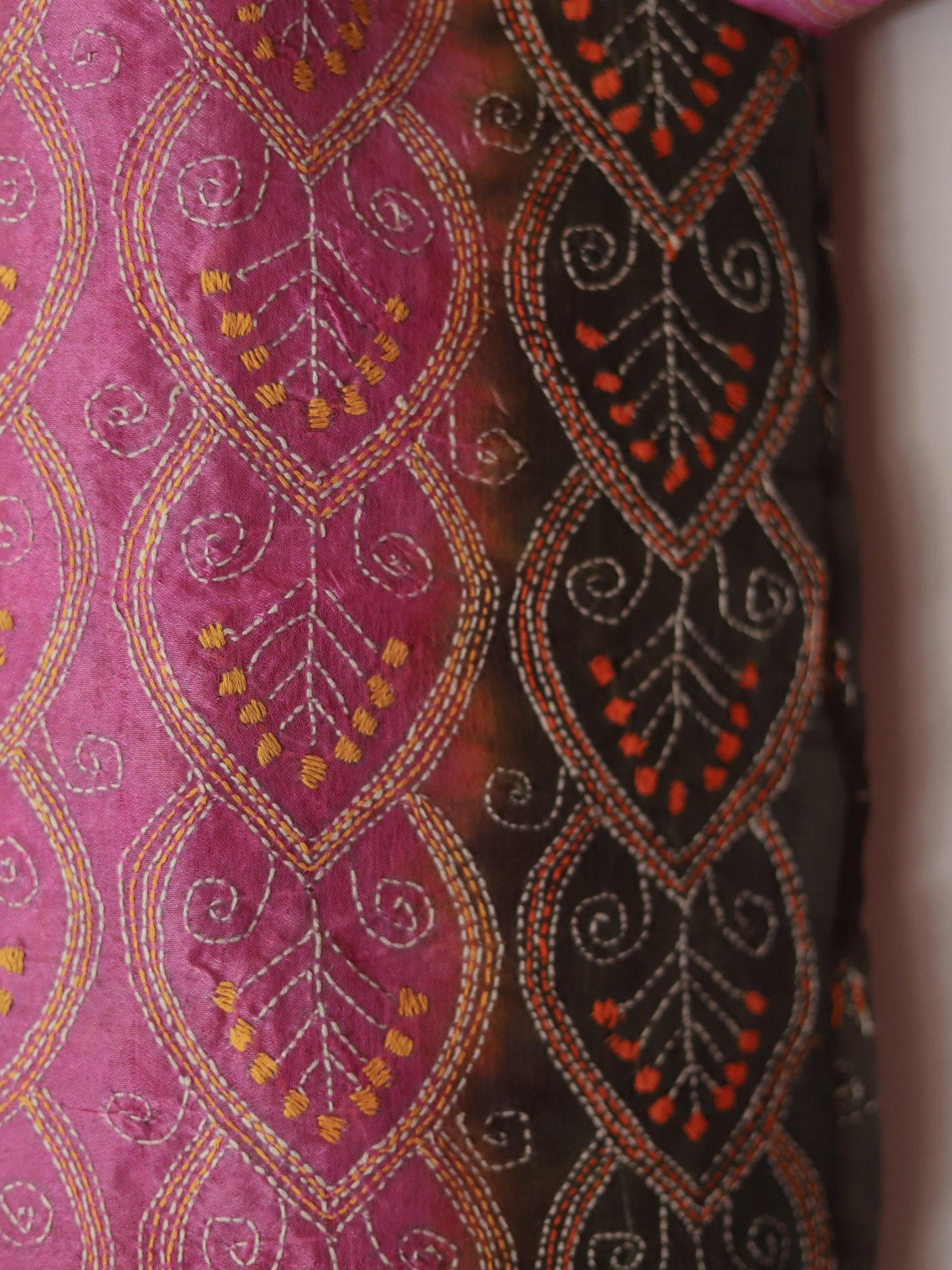 Bengal Hand Embroidery Kantha Stitch Dupatta