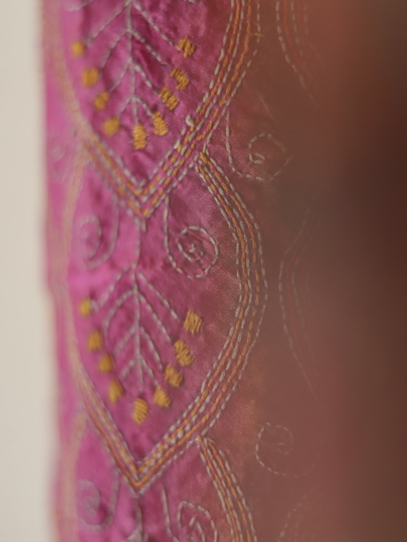 Bengal Hand Embroidery Kantha Stitch Dupatta