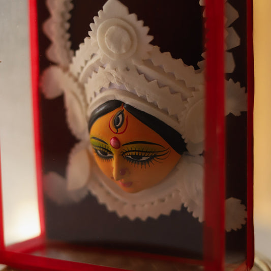 Handmade Bengal Sholapith Durga Maa Handicraft