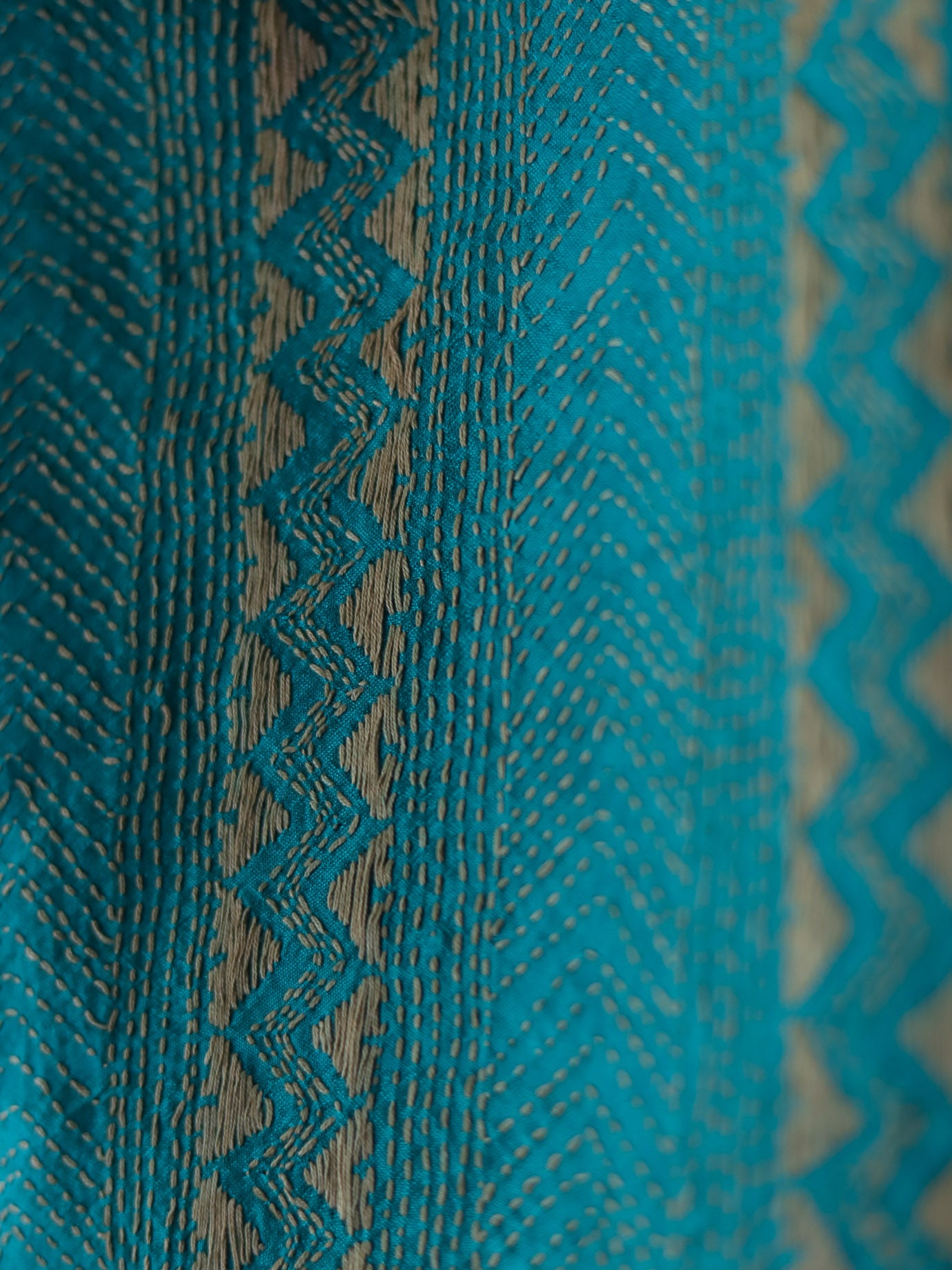 Bengal Hand Embroidery Kantha Stitch Dupatta