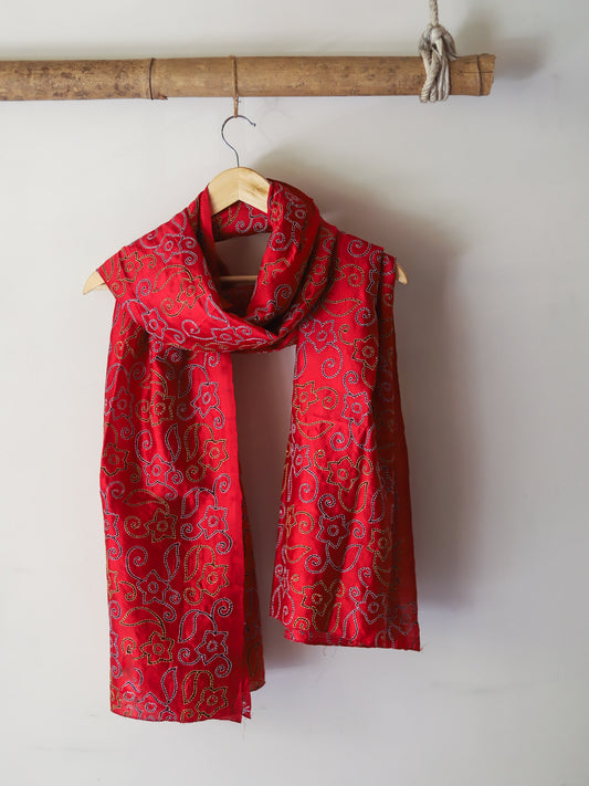 Bengal Hand Embroidery Kantha Stitch Dupatta