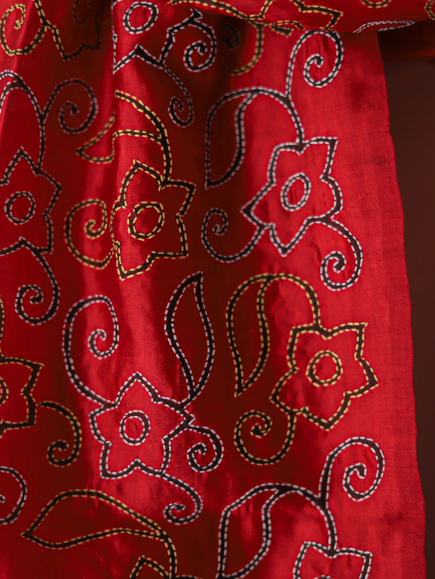 Bengal Hand Embroidery Kantha Stitch Dupatta