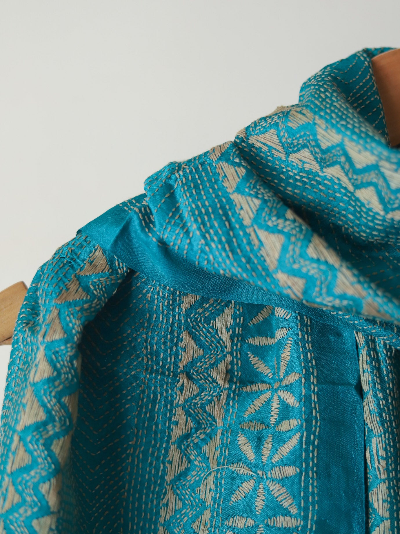 Bengal Hand Embroidery Kantha Stitch Dupatta