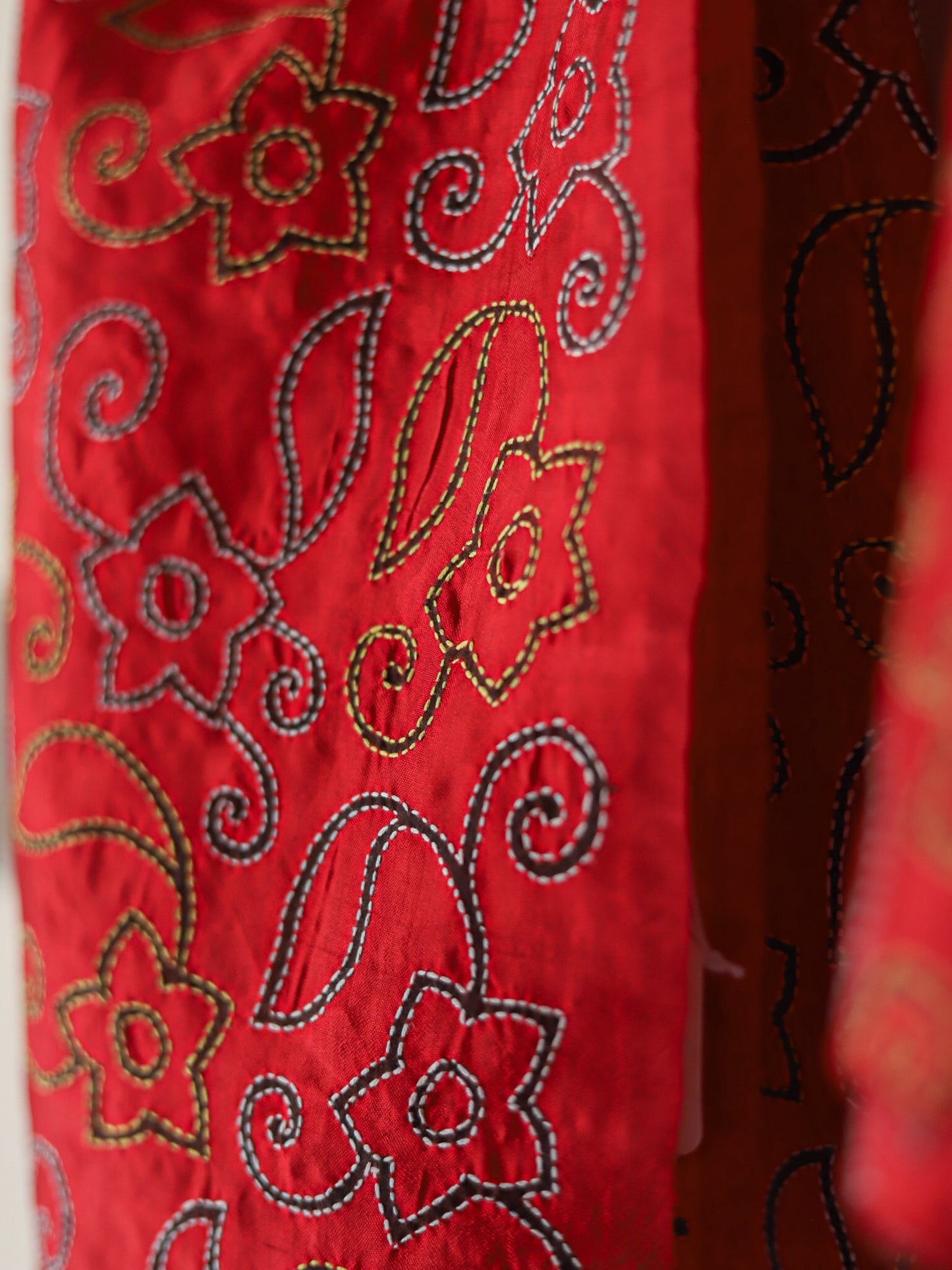 Bengal Hand Embroidery Kantha Stitch Dupatta