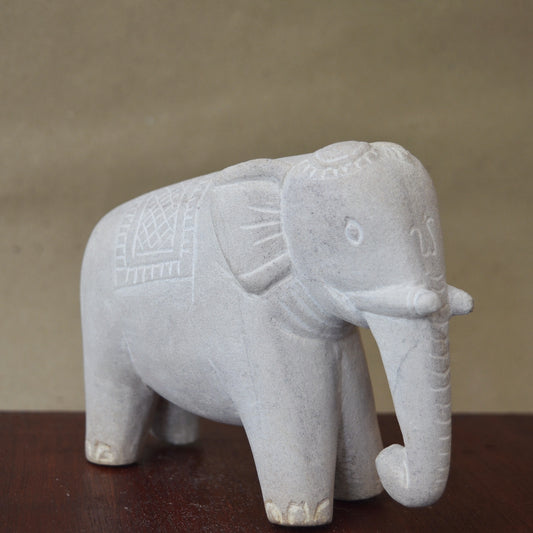 Elephant Stone Carving