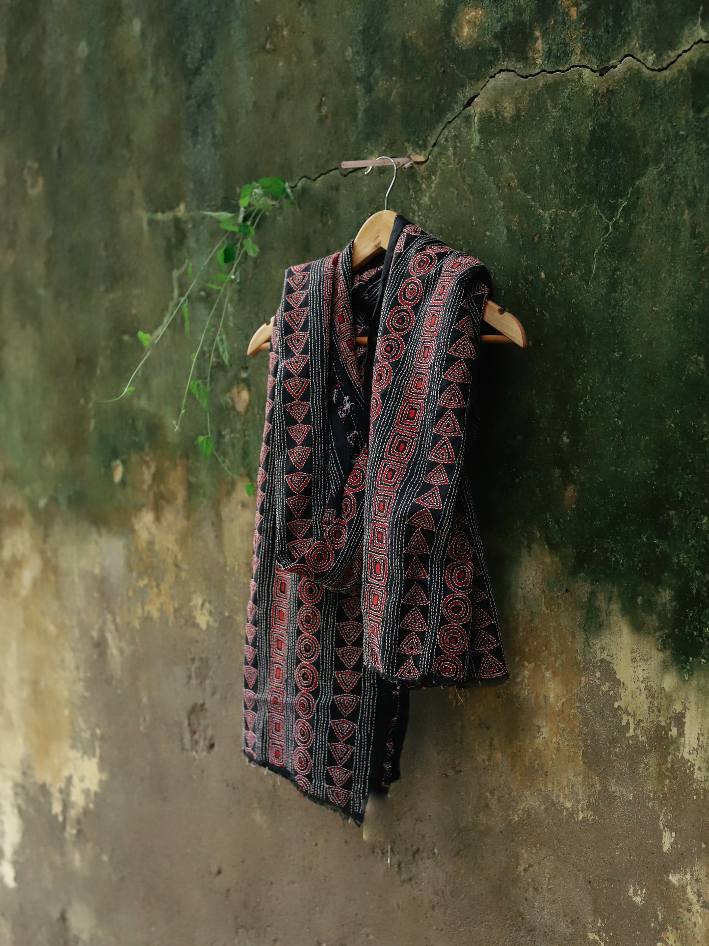 Bengal Hand Embroidery Kantha Stitch Dupatta