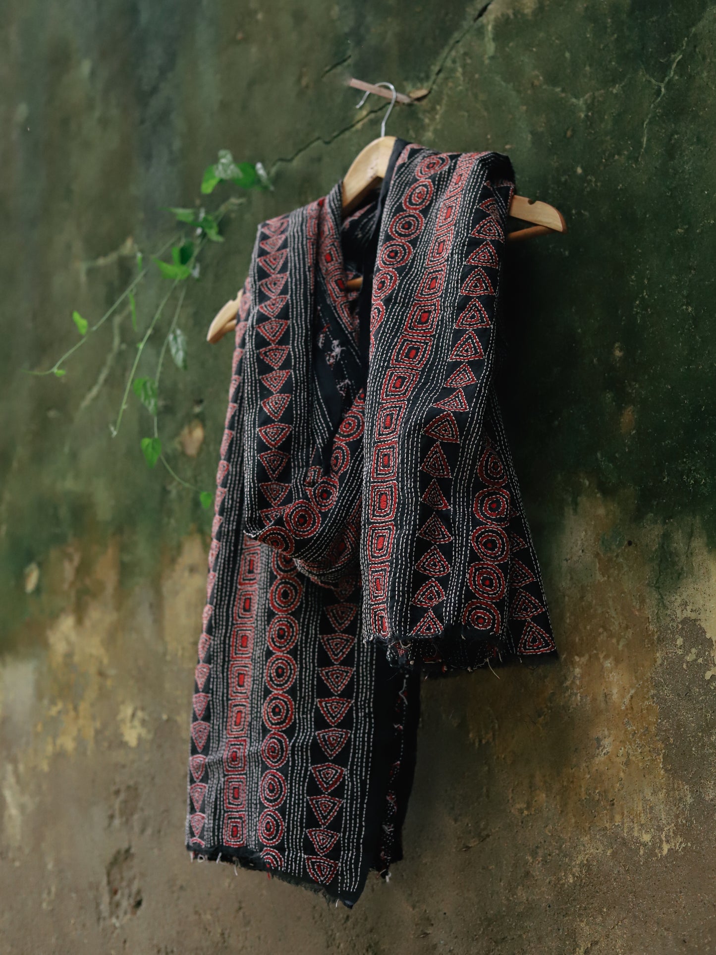 Bengal Hand Embroidery Kantha Stitch Dupatta