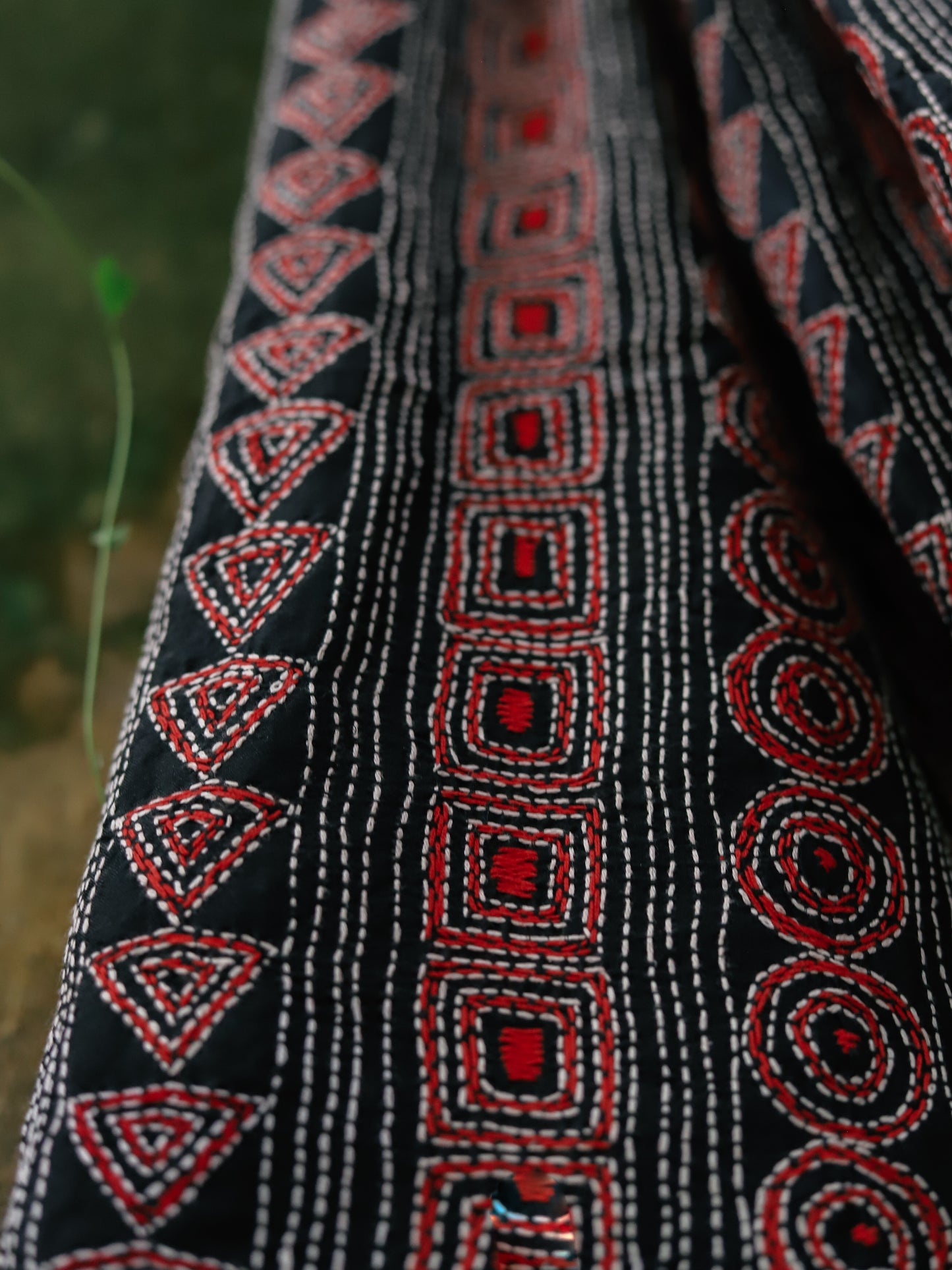Bengal Hand Embroidery Kantha Stitch Dupatta