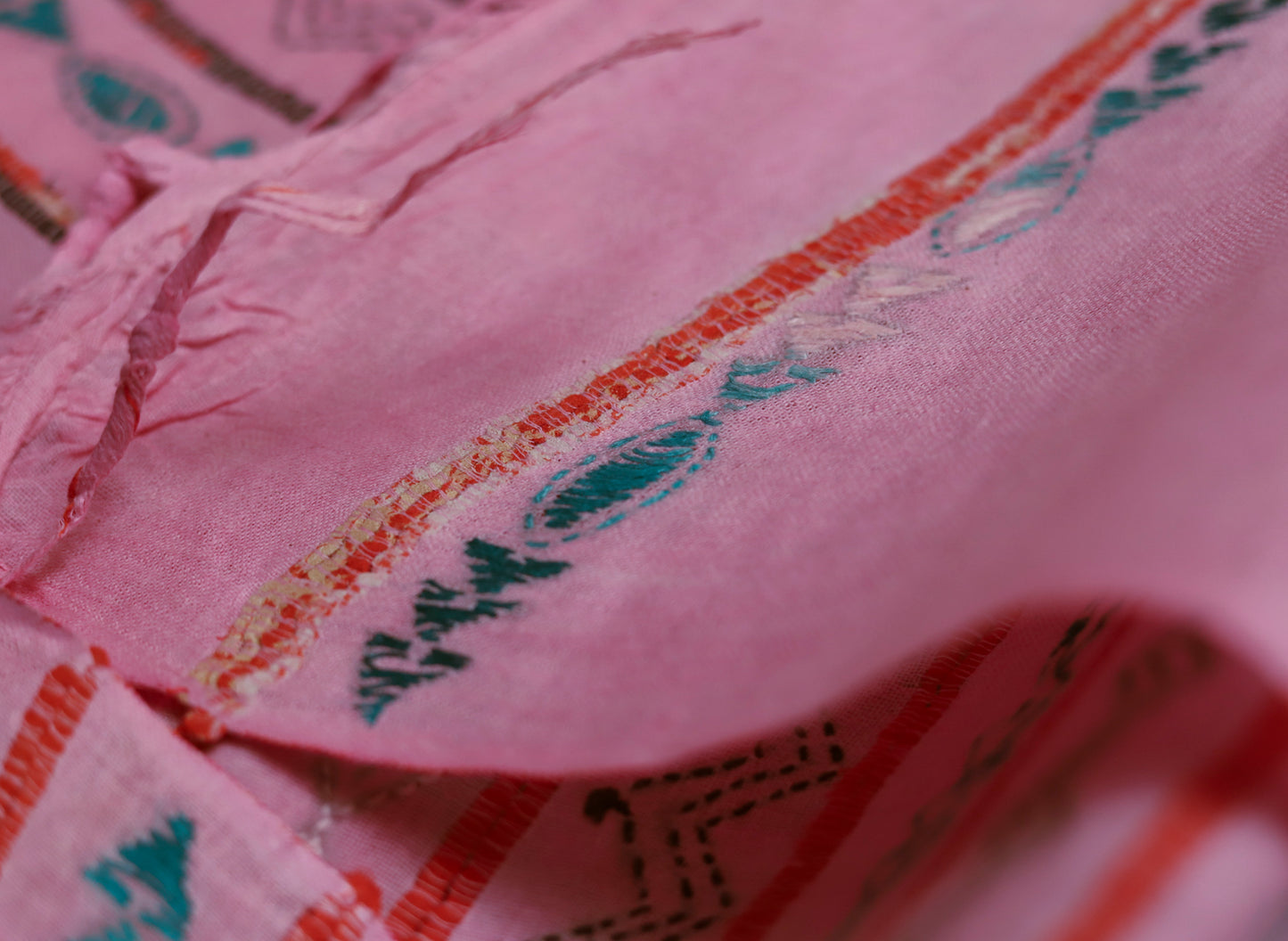 Bengal Handwoven Khesh Kantha Saree