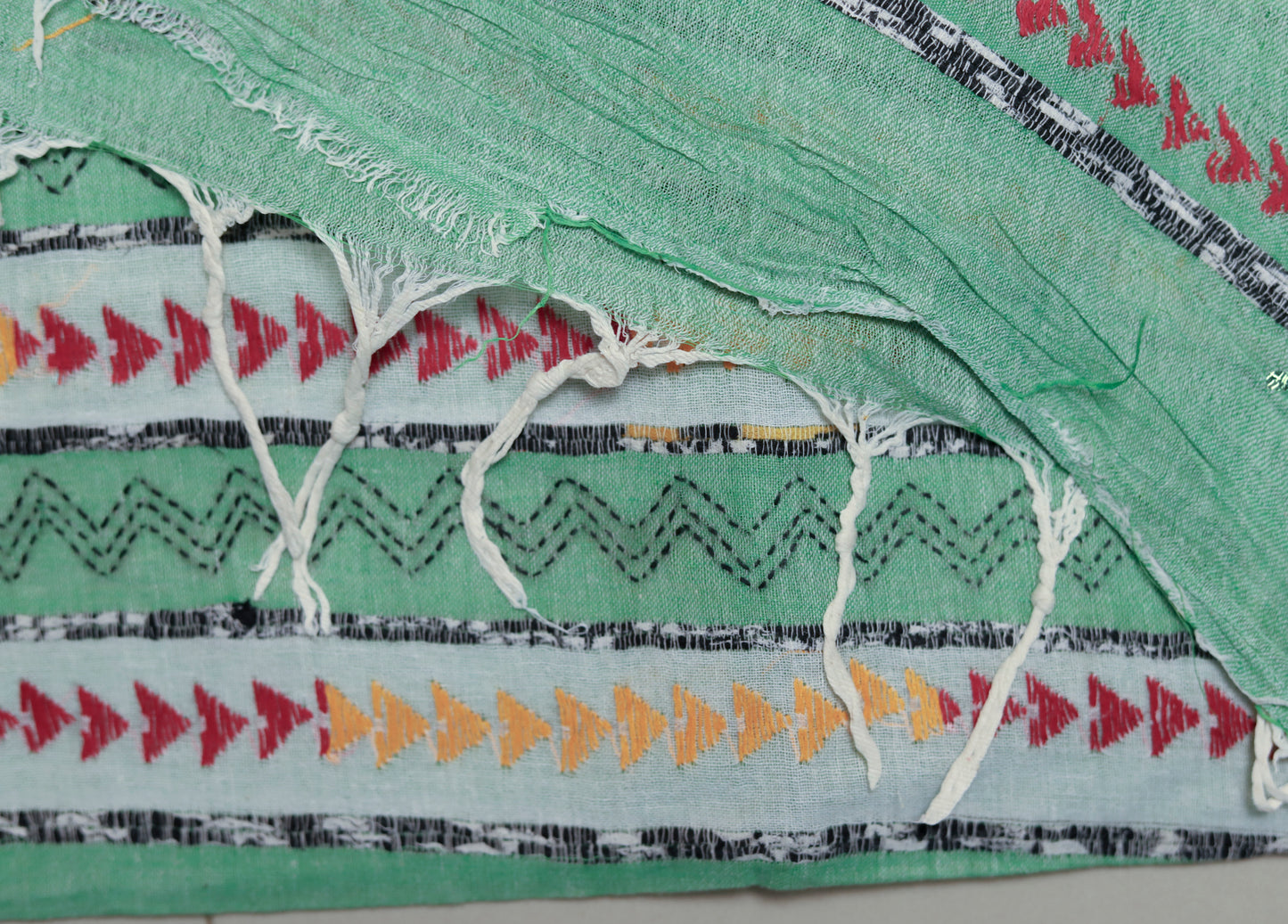Bengal Handwoven Khesh Kantha Saree