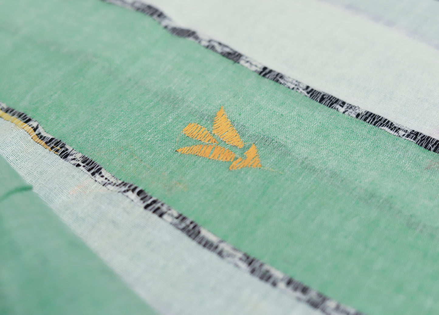 Bengal Handwoven Khesh Kantha Saree
