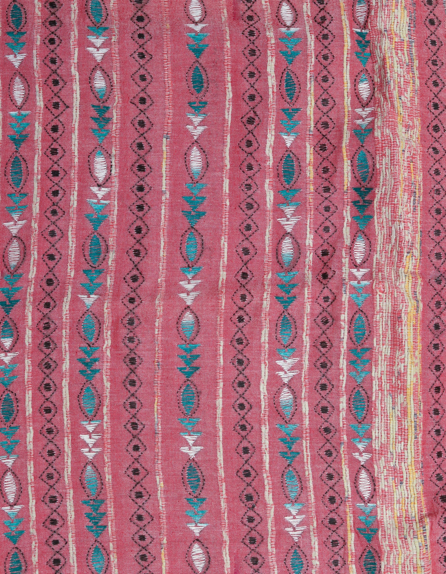 Bengal Handwoven Khesh Kantha Saree