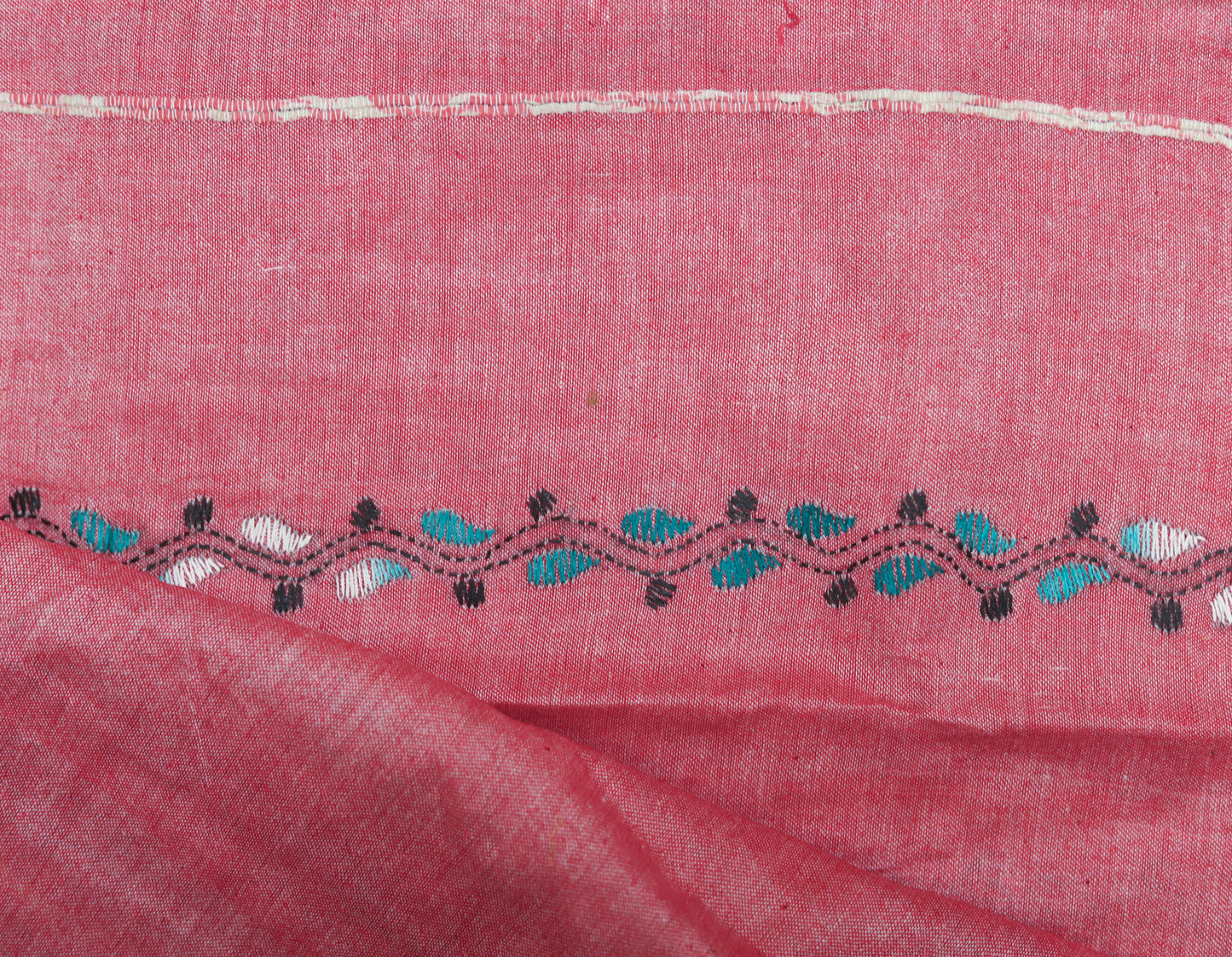Bengal Handwoven Khesh Kantha Saree