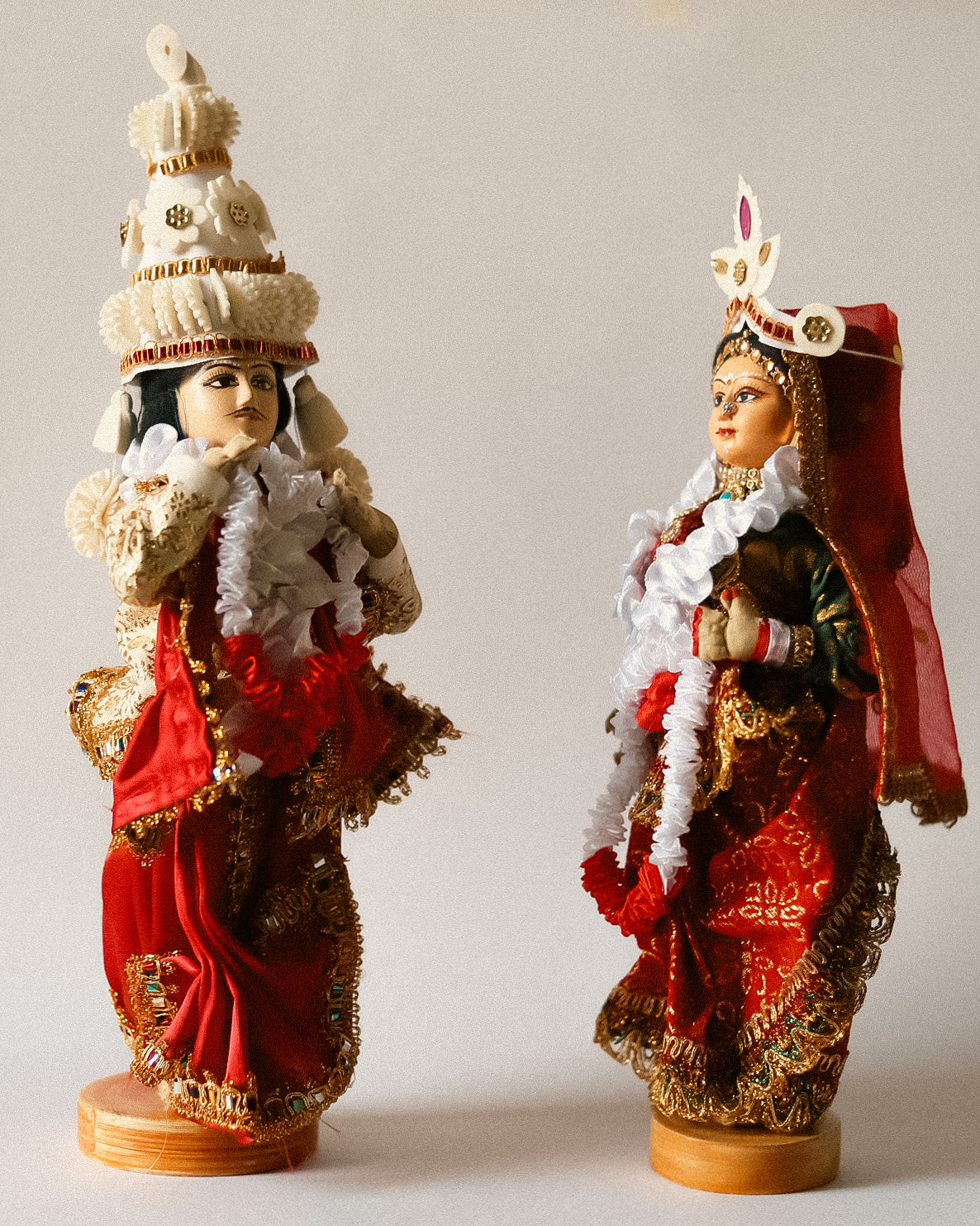 Handcrafted Bengali Wedding Couple Dolls