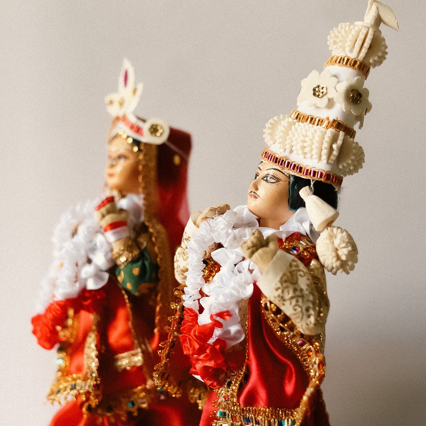 Handcrafted Bengali Wedding Couple Dolls