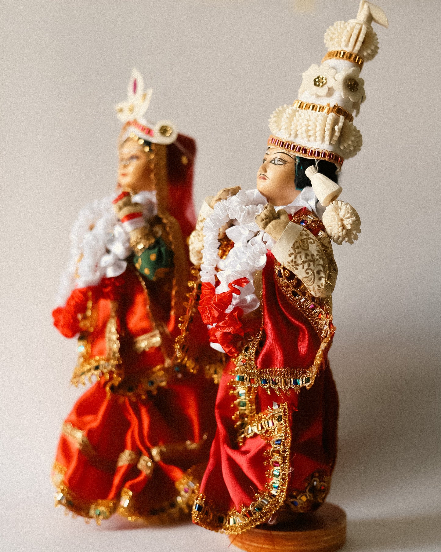 Handcrafted Bengali Wedding Couple Dolls