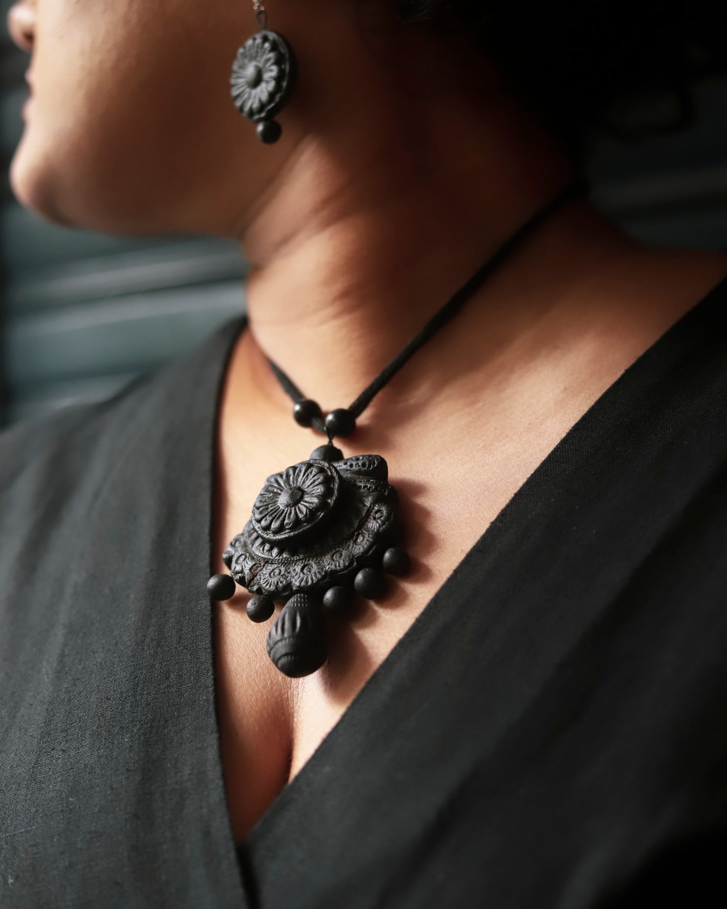 Bengal Handmade Pora Mati Clay Jewellery