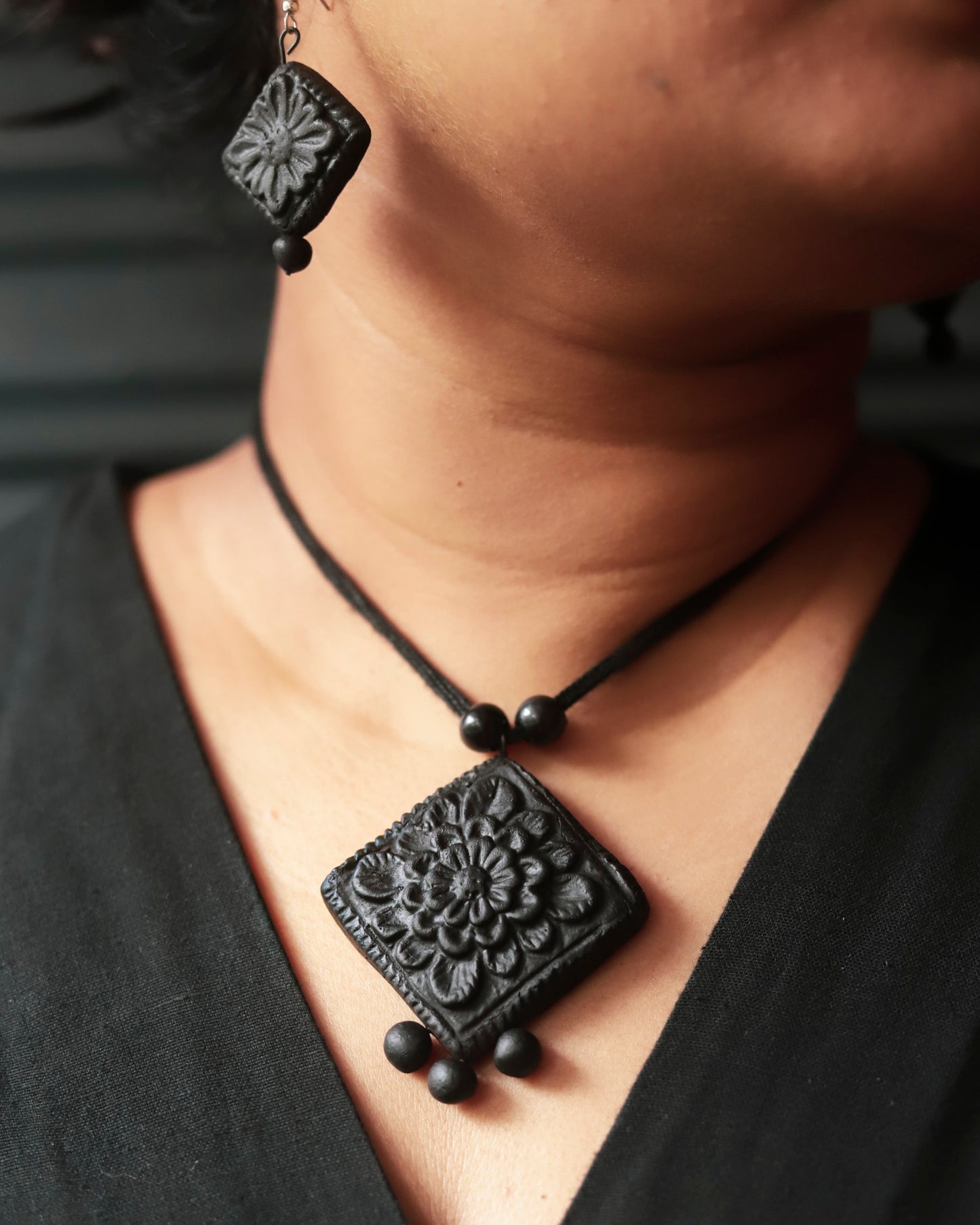 Bengal Handmade Pora Mati Clay Jewellery