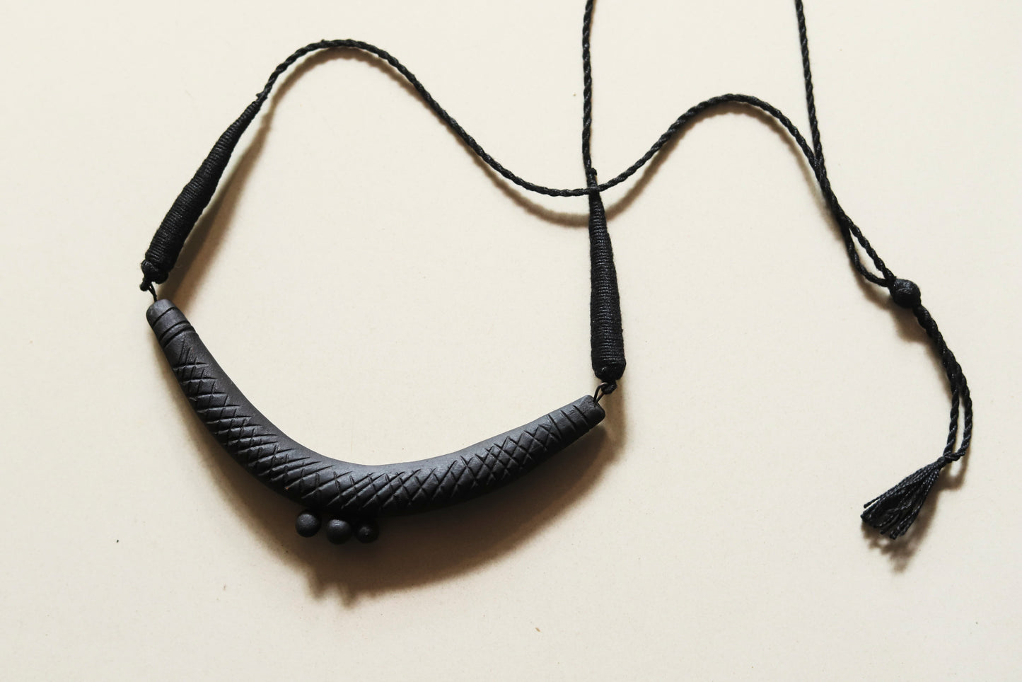 Bengal Handmade Pora Mati Clay Necklace