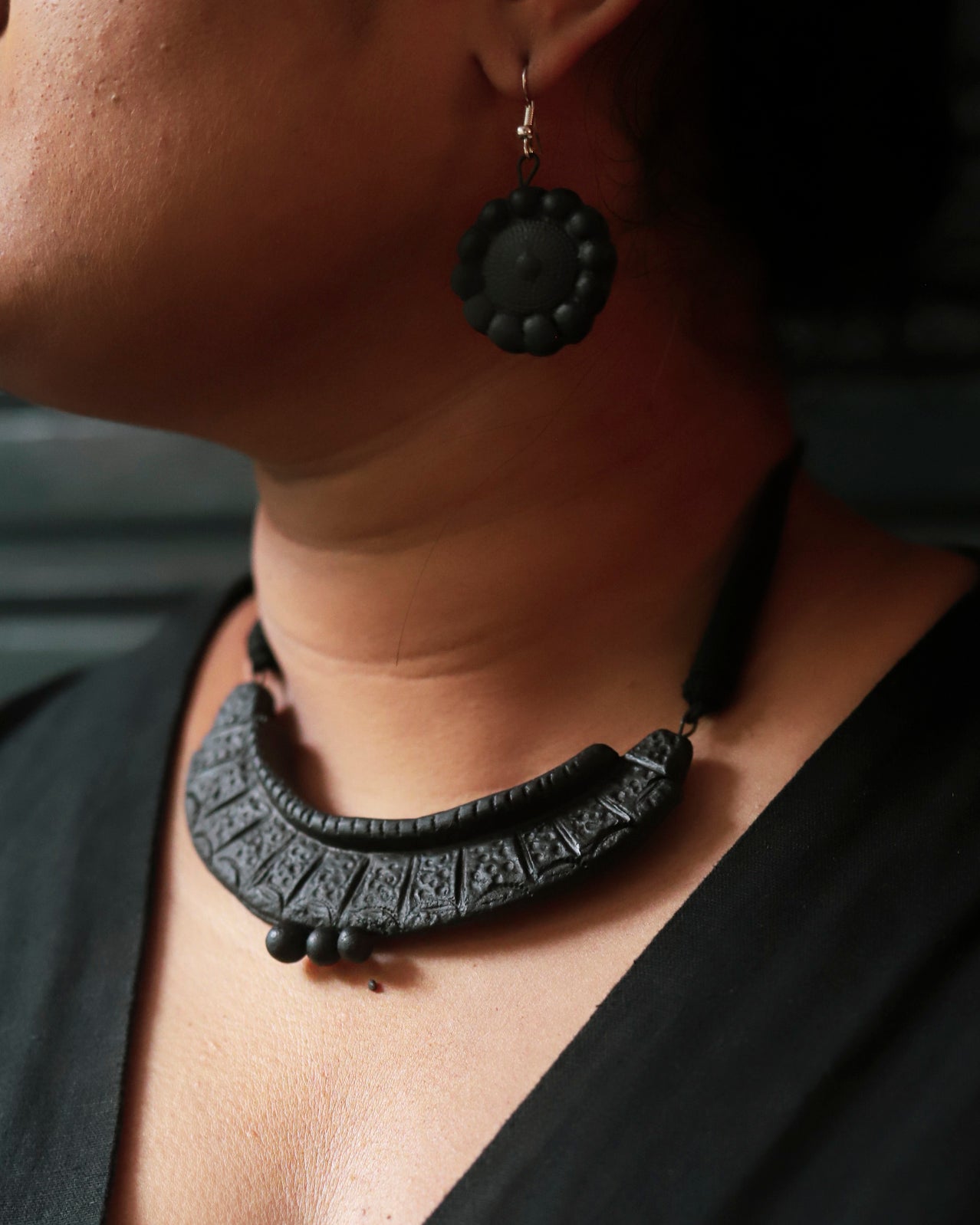 Bengal Handmade Pora Mati Clay Jewellery