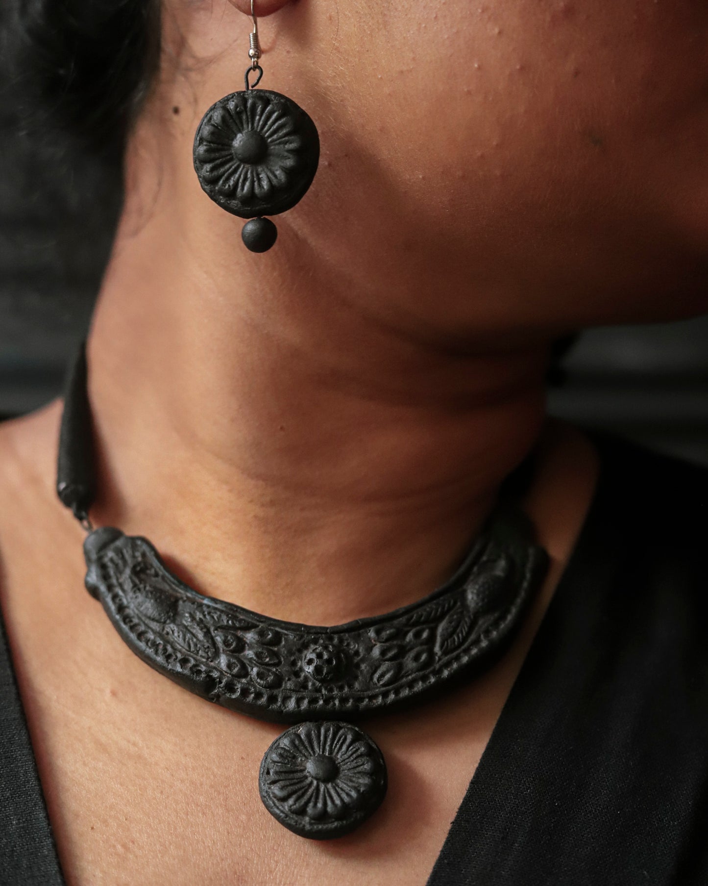 Bengal Handmade Pora Mati Clay Jewellery