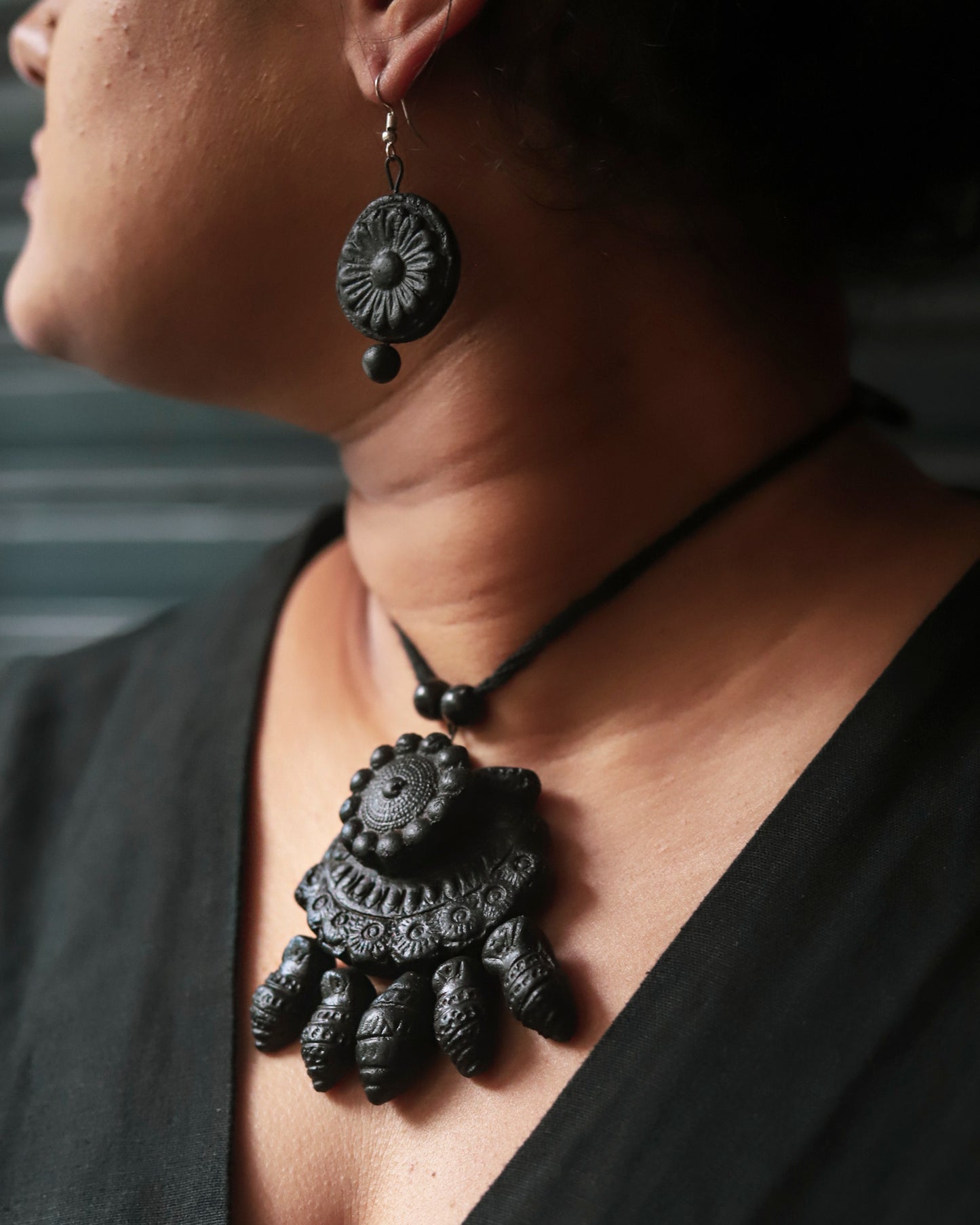 Bengal Handmade Pora Mati Clay Jewellery