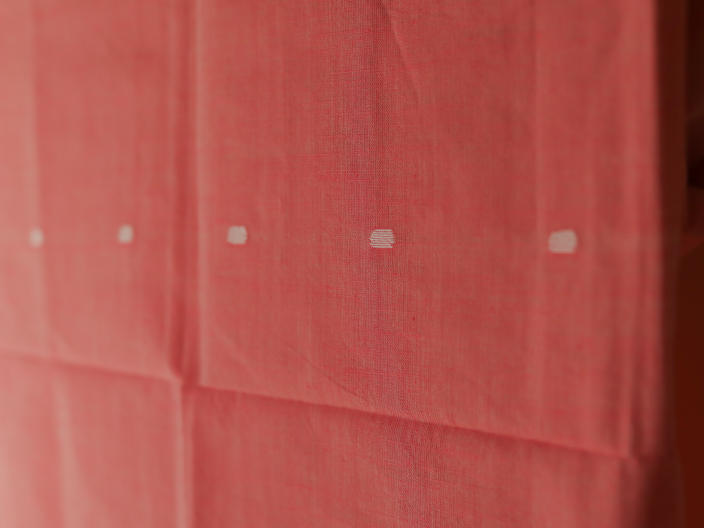 Handwoven Bengal Cotton Suit Fabric in Jamdani