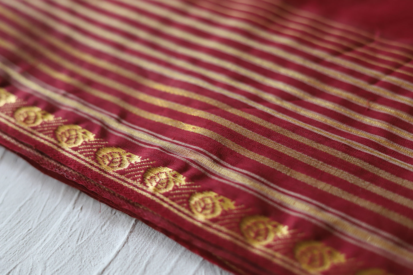 Bengal Handwoven Tangail Dhoti (Dhuti)