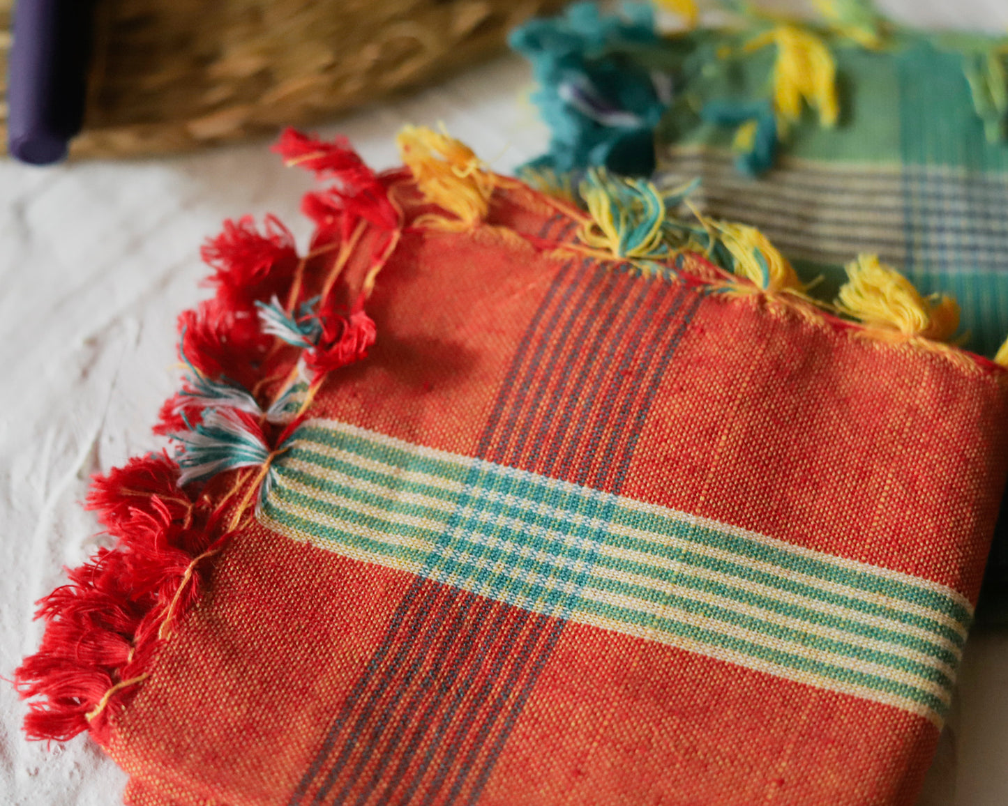 Handwoven Bengal Handkerchief/ Rumal (Pack of 2)