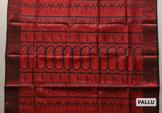 Bengal Handwoven Baluchari Silk Saree