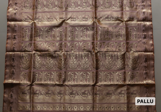 Bengal Handwoven Swarnachari Silk Saree
