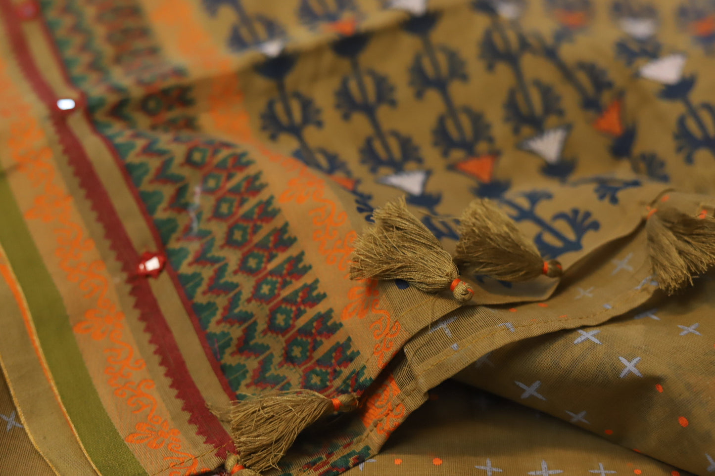 ONE OF A KIND COTTON SAREE