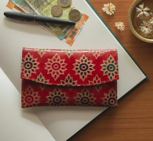 shantiniketan leather wallet