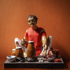 handmade clay model of Krishnanagar, Ghurni in West Bengal