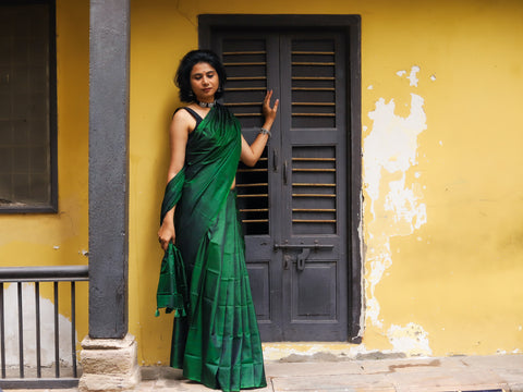 Handwoven Bengal Pure Silk Saree