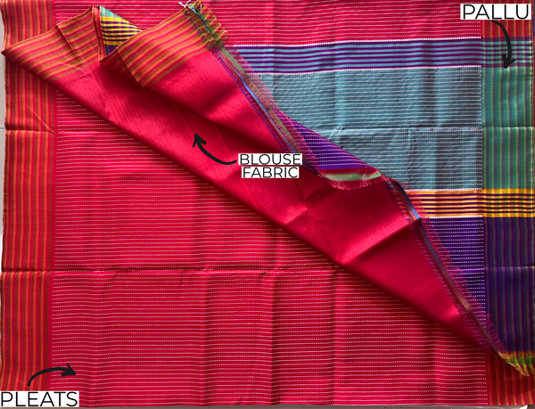 Handwoven Bengal Pure Silk Saree